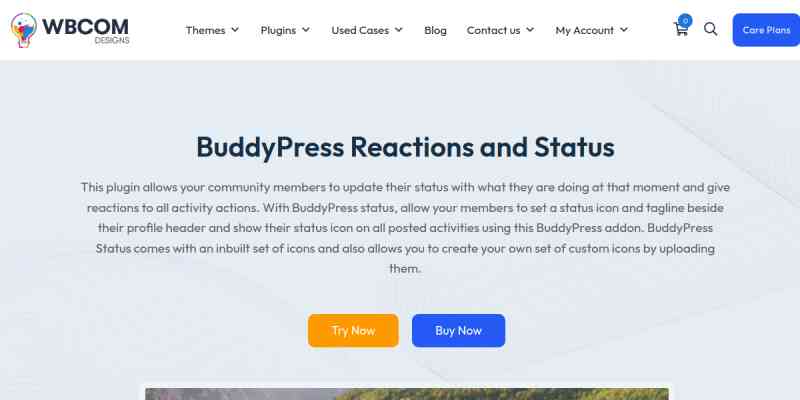 Wbcom Designs – BuddyPress Status