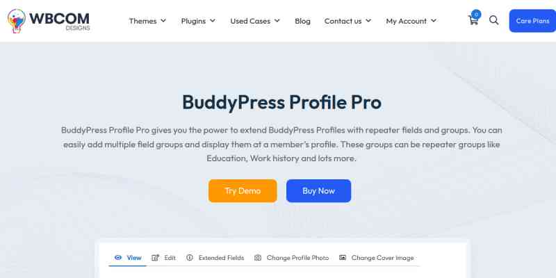 Wbcom Designs – BuddyPress Profile Pro