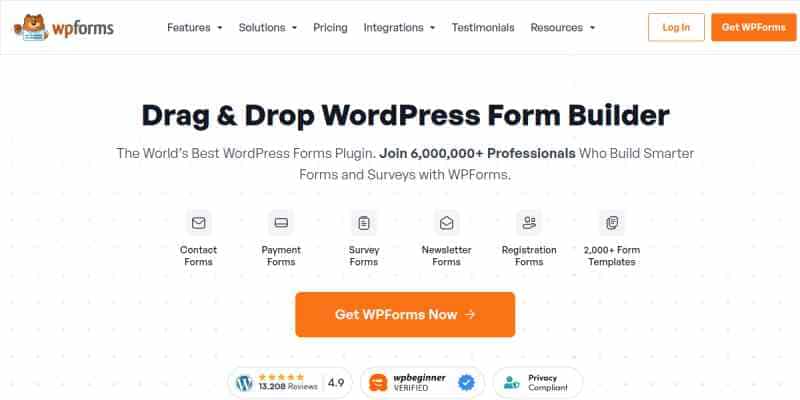 WPForms User Journey