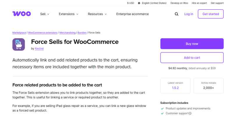 Force Sells for WooCommerce