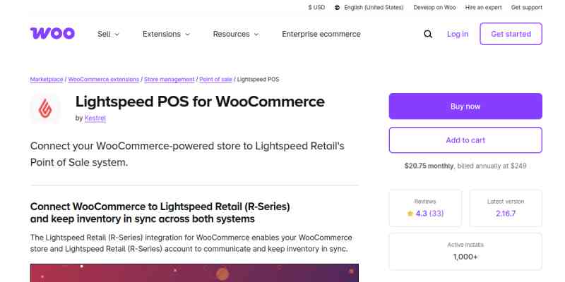Lightspeed POS for WooCommerce