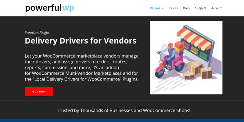 Delivery Drivers for Vendors Premium