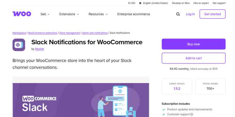 Slack for WooCommerce