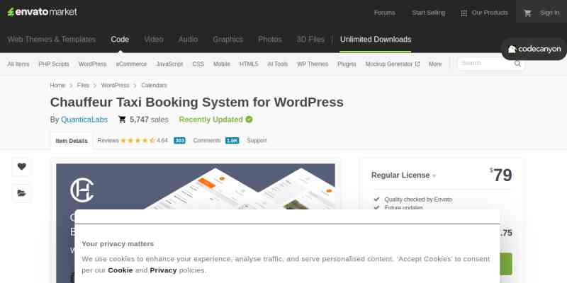 Chauffeur Taxi Booking System for WordPress