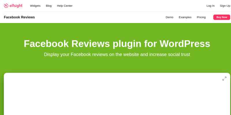 Elfsight Facebook Reviews CC