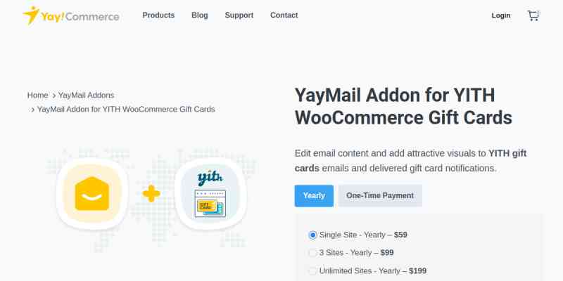 YayMail Addon for YITH WooCommerce Gift Cards