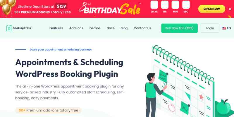 BookingPress – SMS Notification Addon