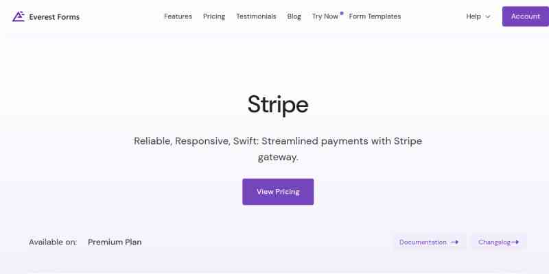 Everest Forms – Stripe