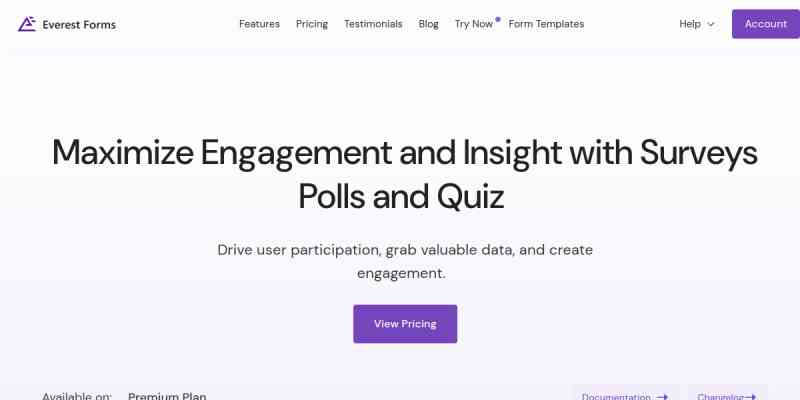 Everest Forms – Survey, Polls and Quiz