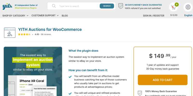 YITH Auctions for WooCommerce Premium