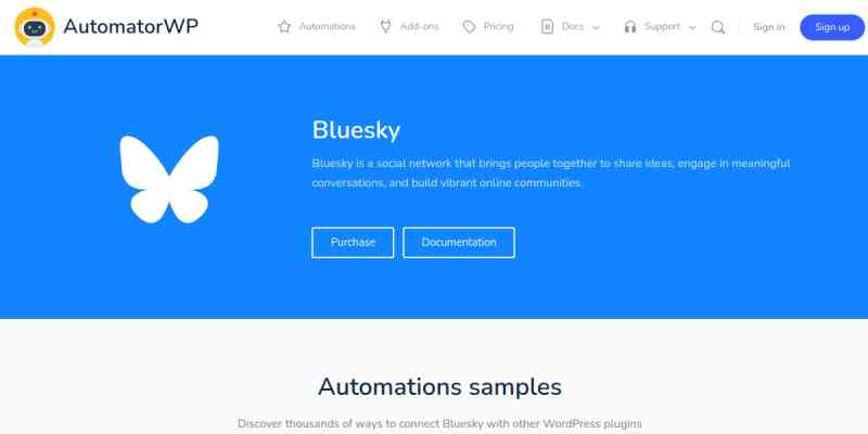 AutomatorWP – Bluesky
