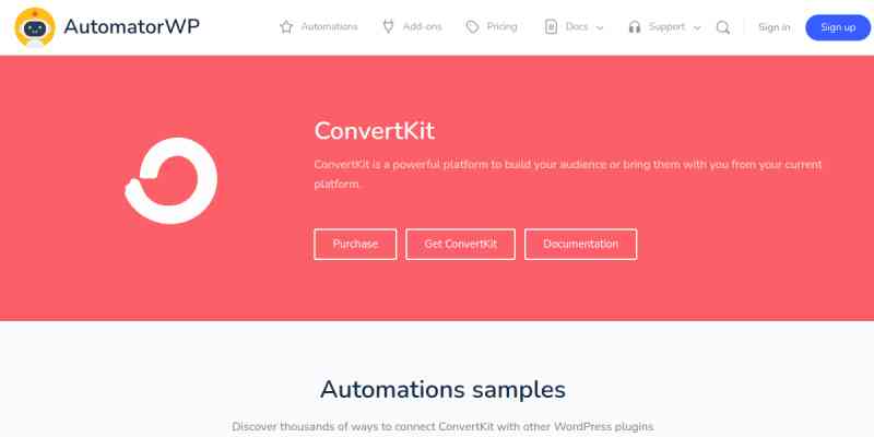 AutomatorWP – ConvertKit