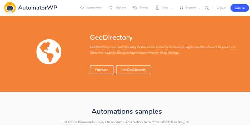AutomatorWP – GeoDirectory
