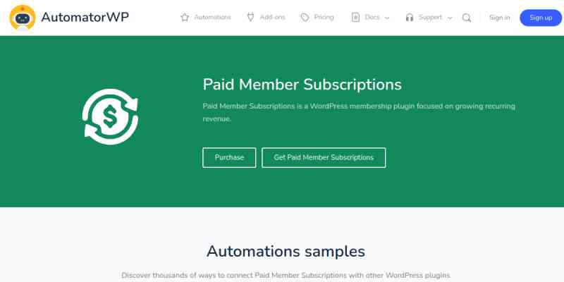 AutomatorWP – Paid Membership Subscriptions