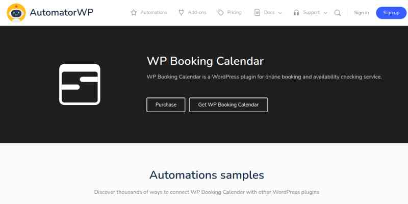 AutomatorWP – WP Booking Calendar