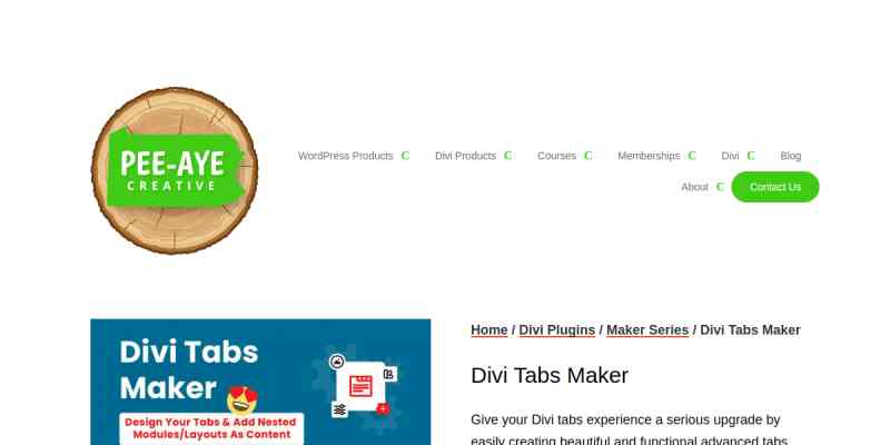 Divi Tabs Maker