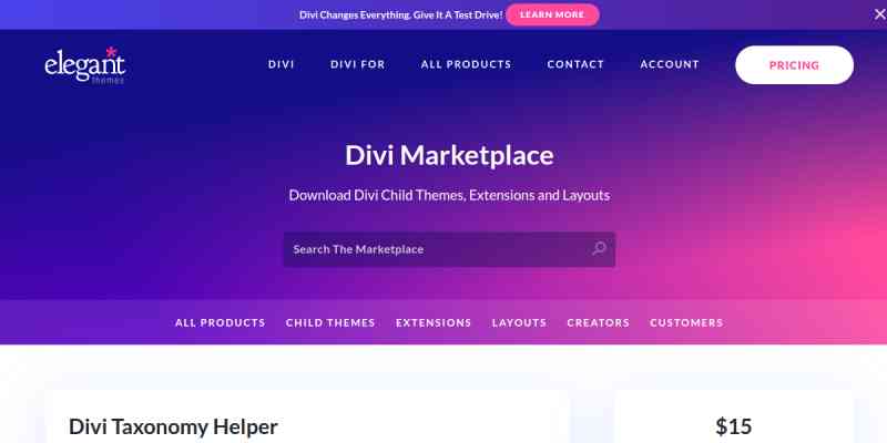 Divi Taxonomy Helper