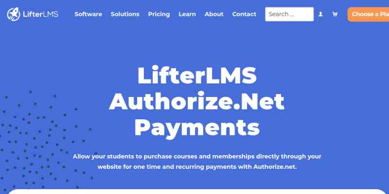 LifterLMS Authorize.Net Payment Gateway