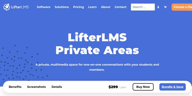 LifterLMS Private Areas