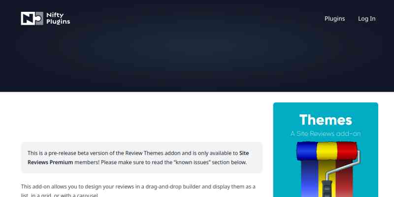 Site Reviews: Review Themes