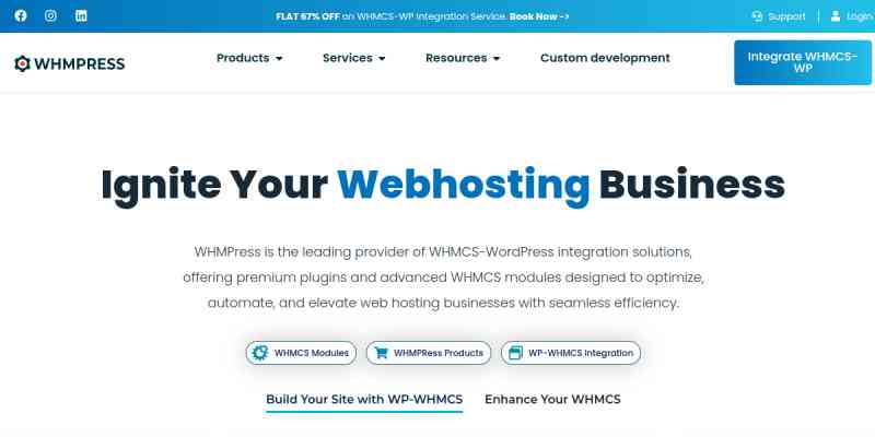 WHMpress – Slider and Comparison Tables