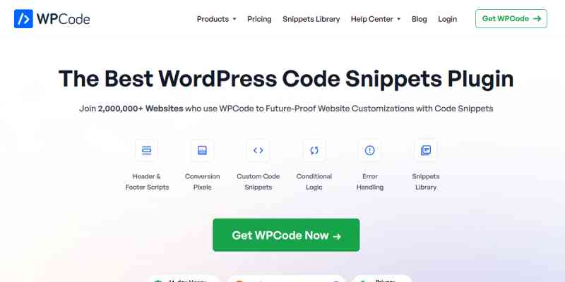 WPCode Conversion Pixels