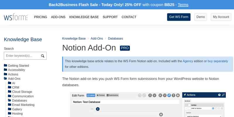 WS Form PRO – Notion
