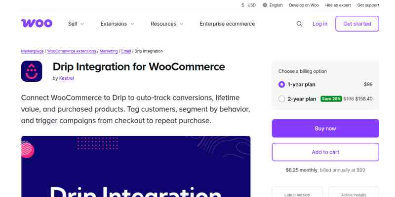 Drip for WooCommerce