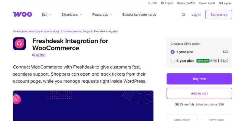 Freshdesk for WooCommerce