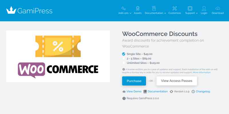 GamiPress – WooCommerce Discounts