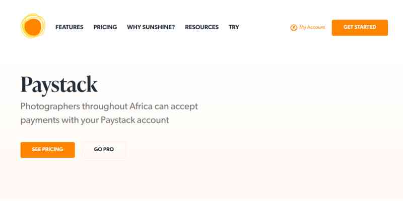 Sunshine Photo Cart – Paystack