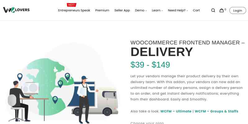 WCFM – WooCommerce Frontend Manager – Delivery