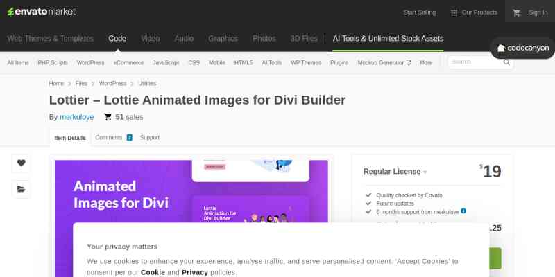 Lottier for Divi