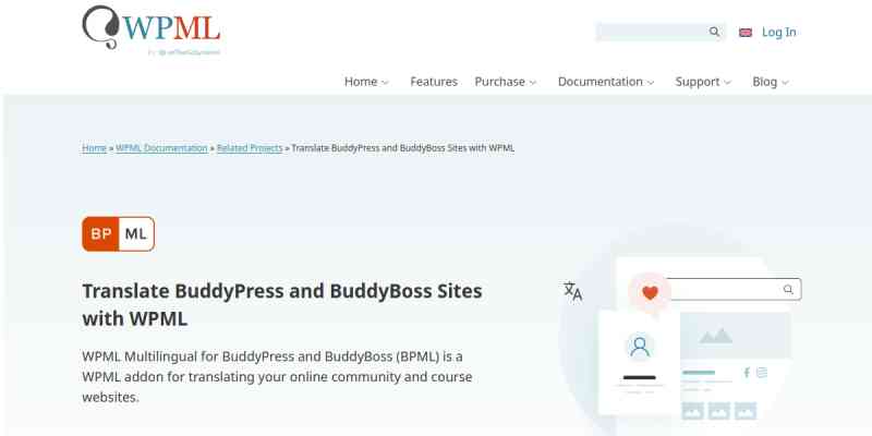 WPML Multilingual for BuddyPress and BuddyBoss