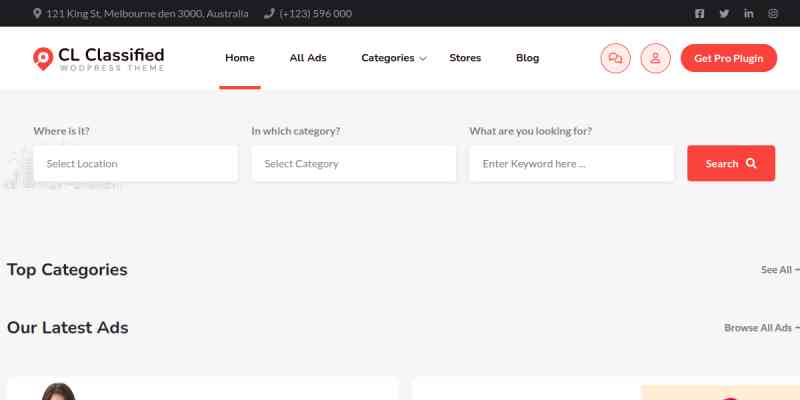 Classified Listing – Marketplace