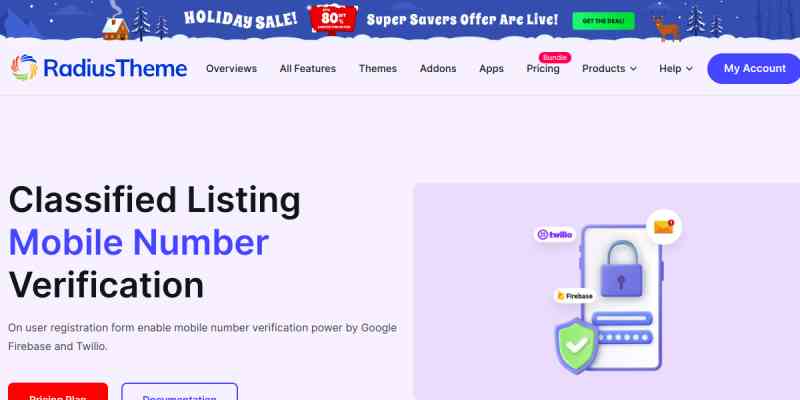 Classified Listing – Mobile Number Verification