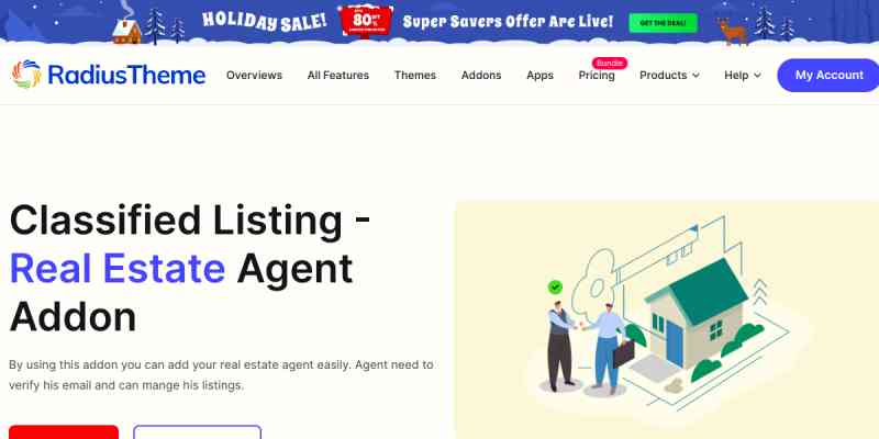 Classified Listing – Real Estate Agent Addon