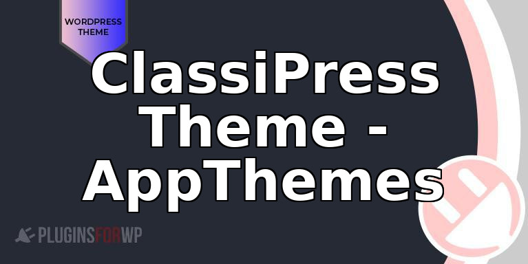 ClassiPress Theme – AppThemes