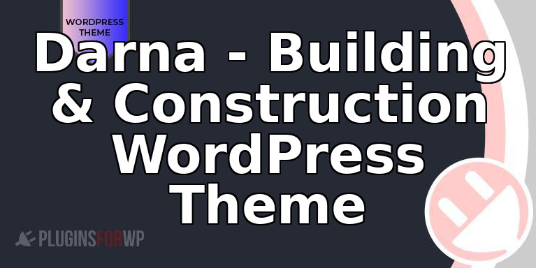 Darna – Building & Construction WordPress Theme