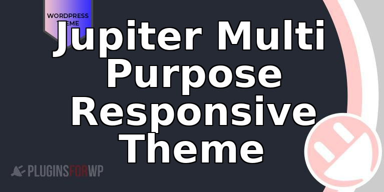 Jupiter Multi Purpose Responsive Theme