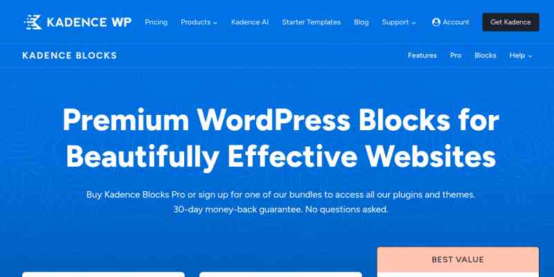 Kadence Blocks — Page Builder Toolkit for Gutenberg Editor