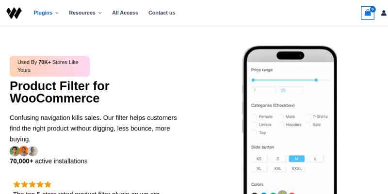 Product Filter for WooCommerce by WBW – PRO