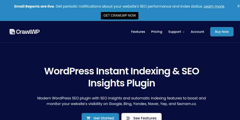 CrawlWP SEO Premium – Instant Indexing & SEO Insights