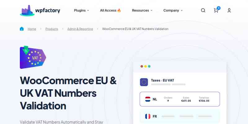 EU/UK VAT Validation Manager for WooCommerce Pro