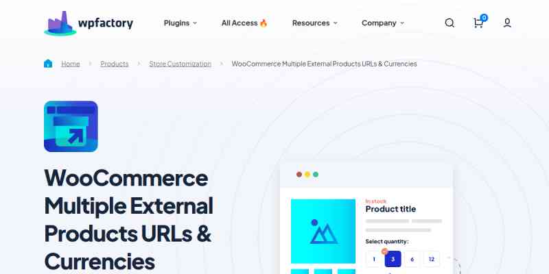 Multiple External Products URLs & Currencies for WooCommerce Pro