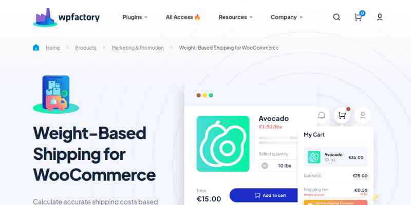 Weight-Based Shipping for WooCommerce