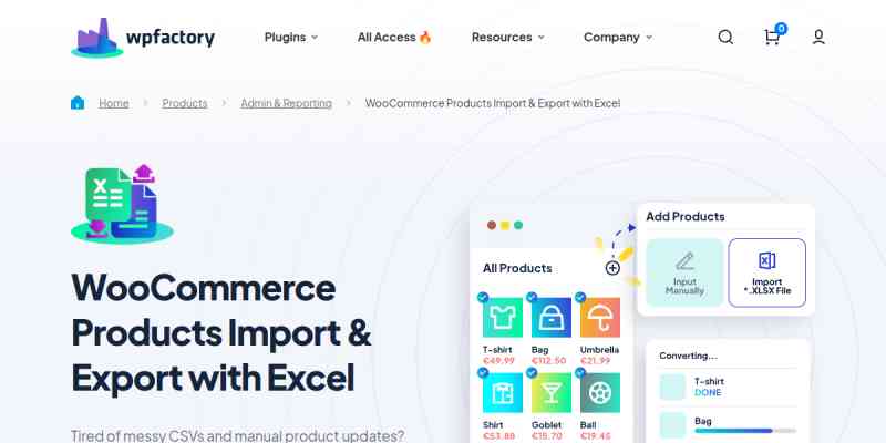 WooCommerce Products Import & Export with Excel Pro