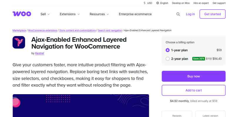 Advanced Ajax Layered Navigation for WooCommerce