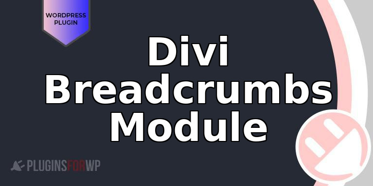 Divi Breadcrumbs Module