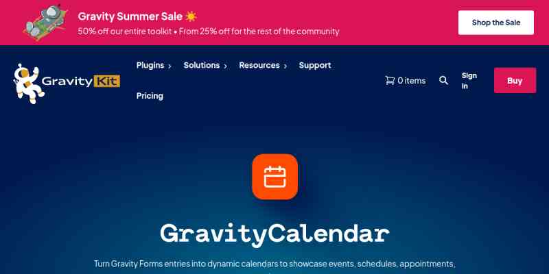 GravityView – Gravity Forms Calendar